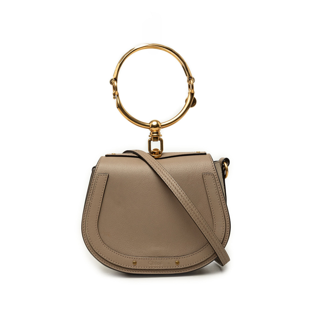 Pre-Loved Chloé Small Leather Nile Bracelet Satchel